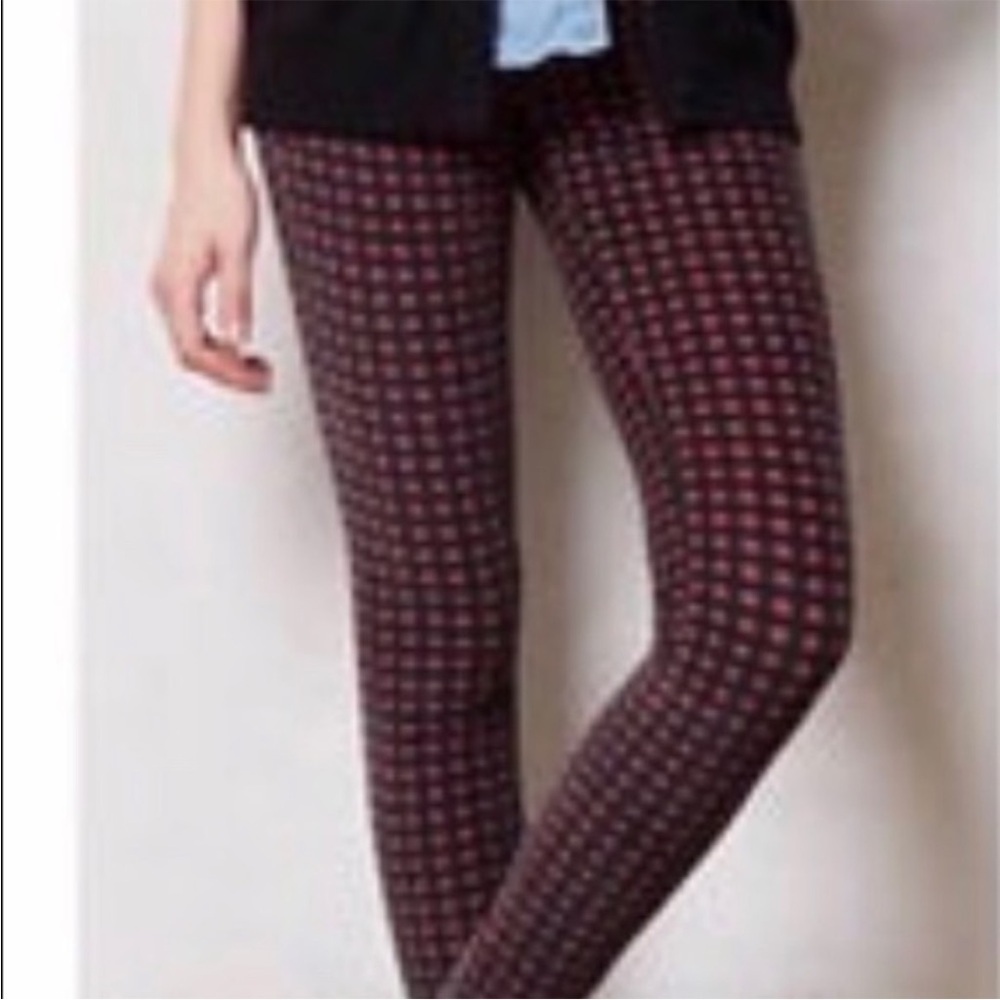 Pilcro & the Letterpress Anthropologie Corduroy Printed Skinny Pants